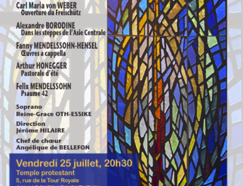 Programme des concerts de juillet 2025